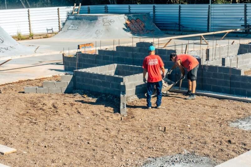 Reforma da Pista de Skate do Cei avança 1 Reforma da Pista de Skate do Cei avança