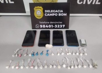 Polícia Civil de Campo Bom prende indivíduo por tráfico de drogas