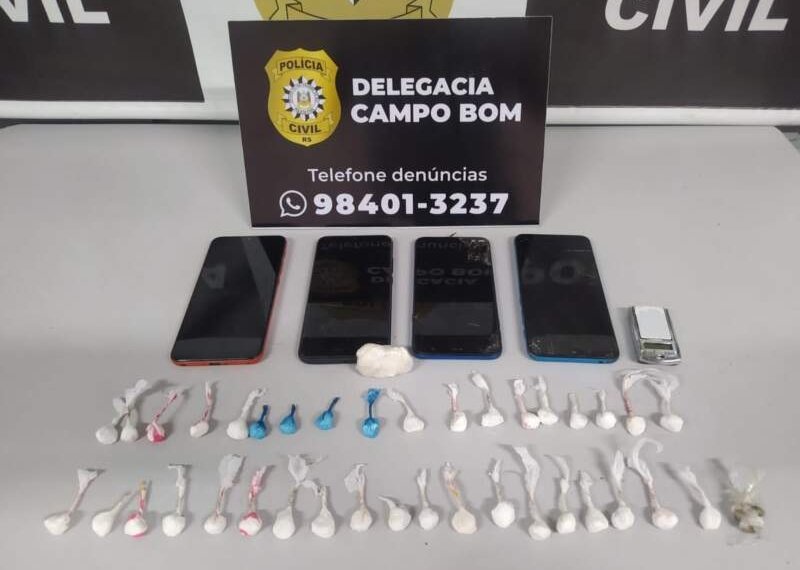 Polícia Civil de Campo Bom prende indivíduo por tráfico de drogas 1 Polícia Civil de Campo Bom prende indivíduo por tráfico de drogas