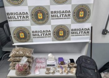 Homem é preso por tráfico de drogas no bairro Quatro Colônias