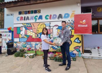 Projeto Criança Cidadã fica mais florido com doação do Rissul