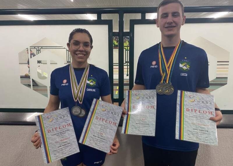 Atletas do Clube 15 de Novembro conquistam medalhas no Mundial de Bolão na Alemanha