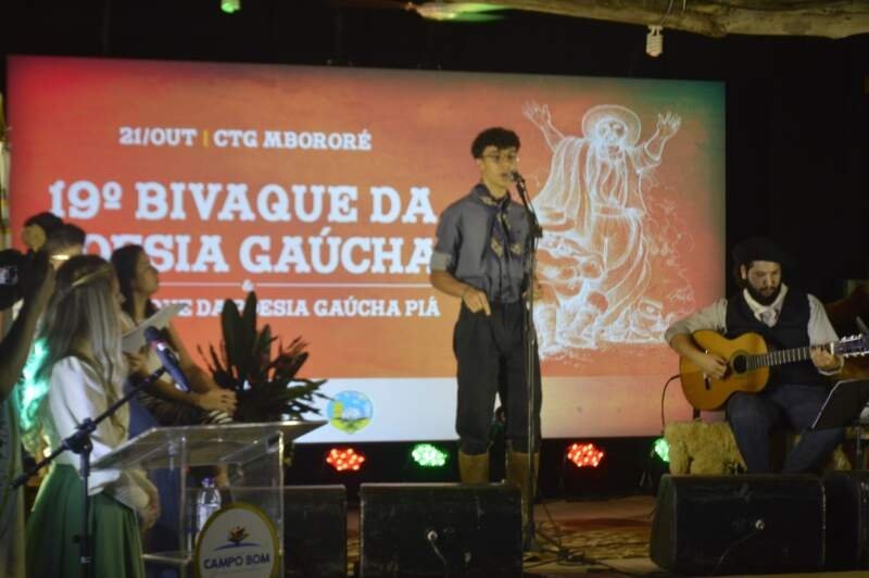 Bivaque fez de Campo Bom o palco da poesia e da cultura gaúcha no sábado, 21 1 Bivaque fez de Campo Bom o palco da poesia e da cultura gaúcha no sábado, 21