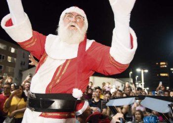 Papai Noel chega no Largo nesta sexta-feira, 8