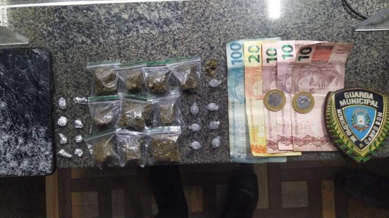 Pela terceira vez em 30 dias, traficante é preso pela Guarda Municipal 1 Pela terceira vez em 30 dias, traficante é preso pela Guarda Municipal