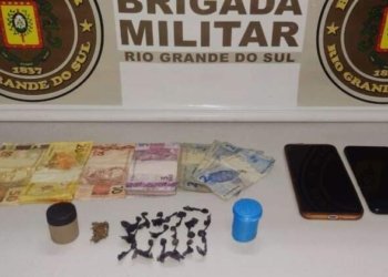 Brigada Militar prende por tráfico de drogas em Campo Bom