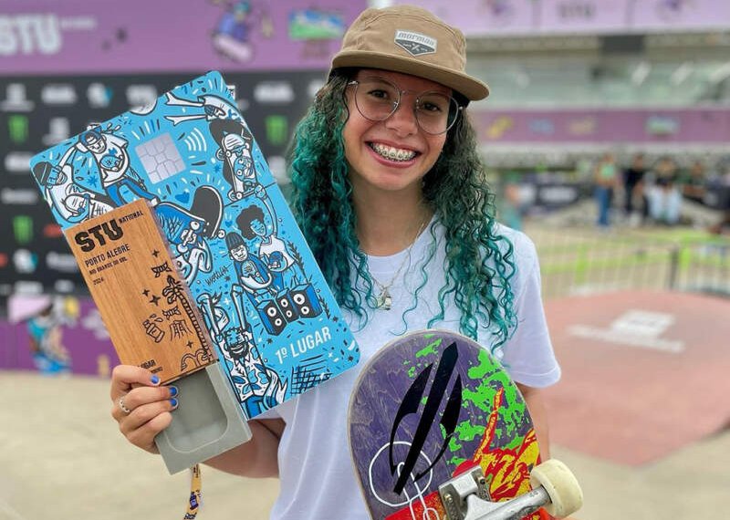 Sofia Godoy, Skatista de Campo Bom, domina circuito nacional