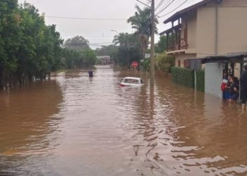 Maior enchente da história de Campo Bom atinge seis bairros