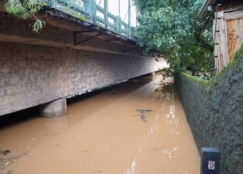 Nível do Rio dos Sinos começa a baixar em Campo Bom