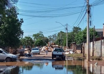Sinos baixando lentamente e ameaça de mais chuva deixa Campo Bom em alerta