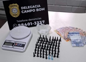 A Polícia Civil de Campo Bom realiza apreensão de drogas 2 A Polícia Civil de Campo Bom realiza apreensão de drogas