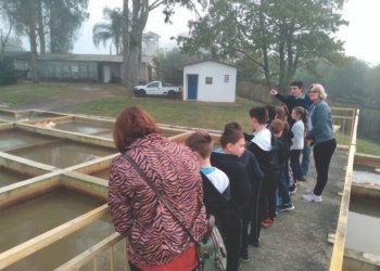 Estação de tratamento de água da Corsan em Campo Bom recebe estudantes 2 Estação de tratamento de água da Corsan em Campo Bom recebe estudantes