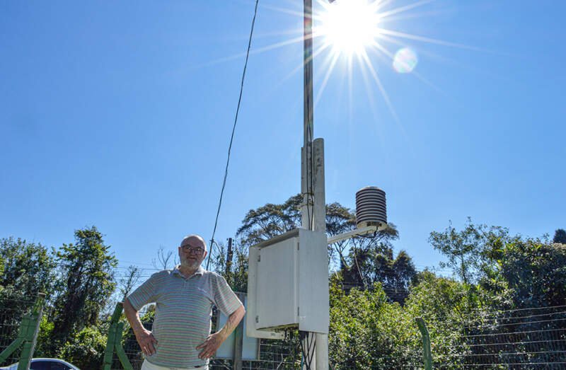 Quatro décadas de dedicação à estação meteorológica 1 Quatro décadas de dedicação à estação meteorológica