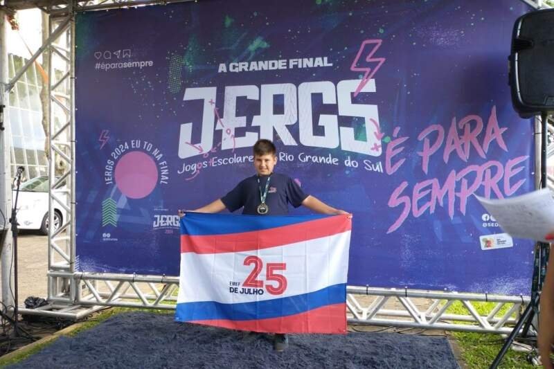 Aluno de Campo Bom é campeão do Tênis de Mesa Infantil nos Jergs 1 Aluno de Campo Bom é campeão do Tênis de Mesa Infantil nos Jergs