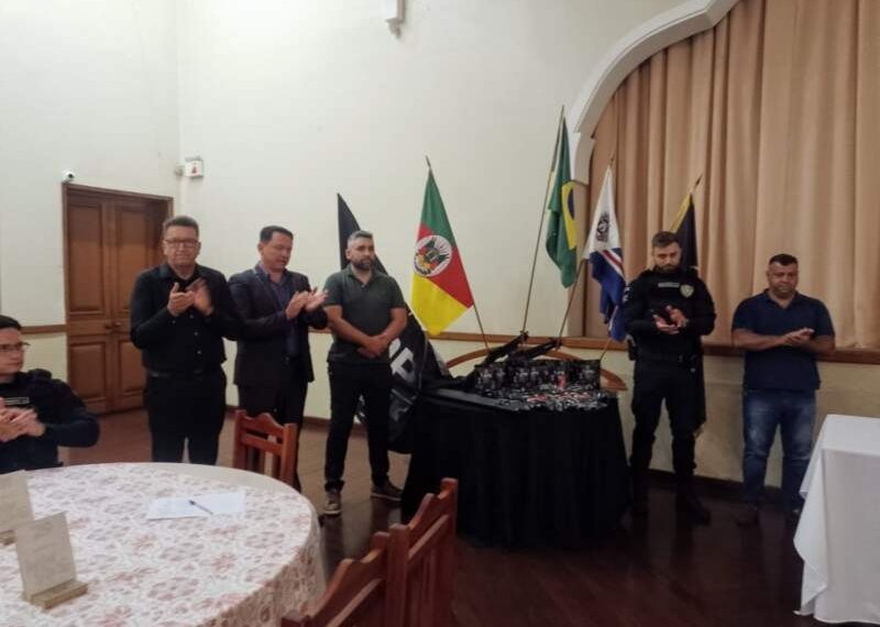 Guarda Municipal recebe doação de armamentos 1 Guarda Municipal recebe doação de armamentos