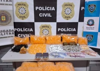 Operação conjunta das forças de Segurança Pública de Campo Bom resulta em cinco prisões por tráfico de drogas