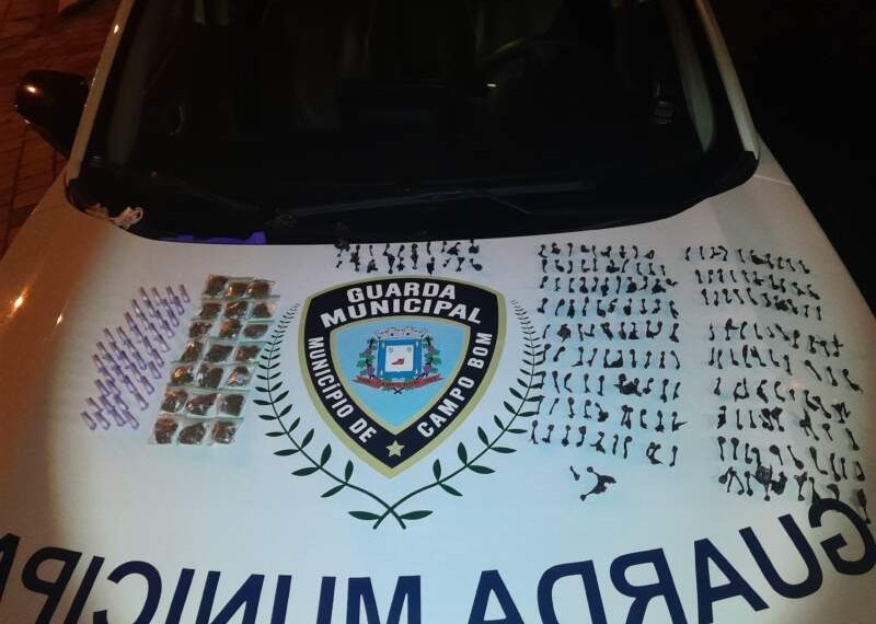 Guarda Municipal prende homem por tráfico de drogas 1 Guarda Municipal prende homem por tráfico de drogas