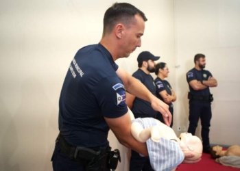 Guarda Municipal faz treinamento de abordagem e manejo de vítimas graves