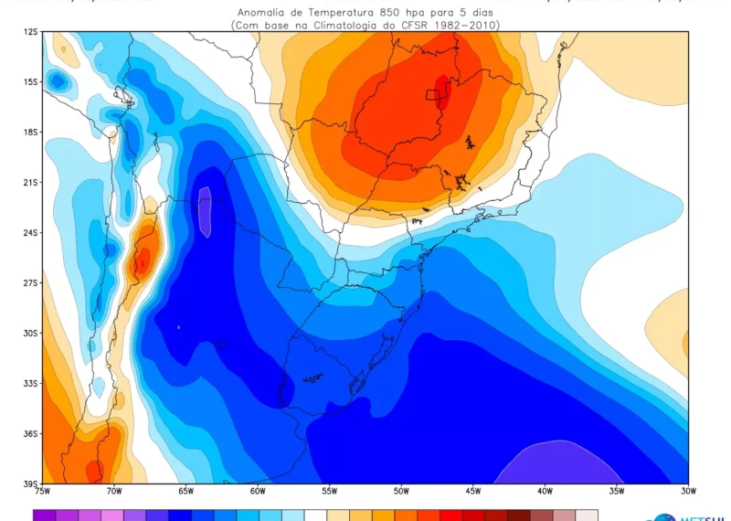 Previsão do Tempo: onda de frio trará alívio ao calor intenso em Campo Bom 1 Previsão do Tempo: onda de frio trará alívio ao calor intenso em Campo Bom