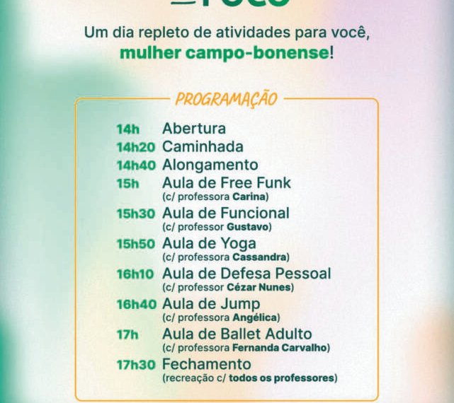 Campo Bom promove dia especial para as mulheres no Largo Irmãos Vetter