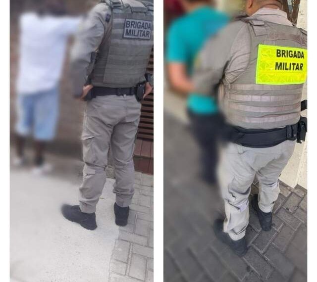 Brigada Militar prende dois suspeitos de furto em menos de 30 minutos 1 Brigada Militar prende dois suspeitos de furto em menos de 30 minutos