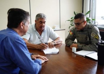Prefeito Giovani Feltes busca reforço do efetivo da Brigada Militar em Campo Bom