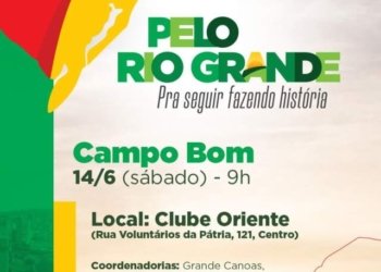 Série macrorregional “Pelo Rio Grande” do MDB começa em Campo Bom 5 Série macrorregional “Pelo Rio Grande” do MDB começa em Campo Bom