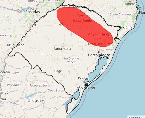 Volume de chuva acende alerta na região do Rio dos Sinos