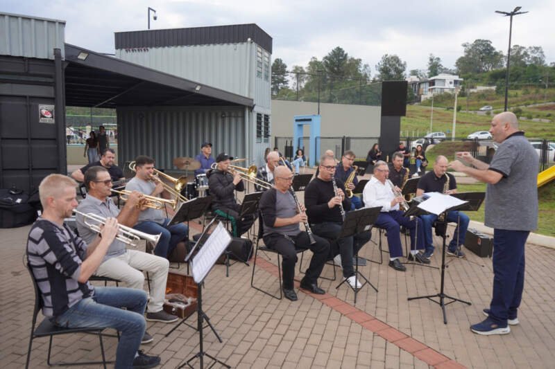 Banda Municipal realiza ensaio aberto na Praça João Blos neste sábado