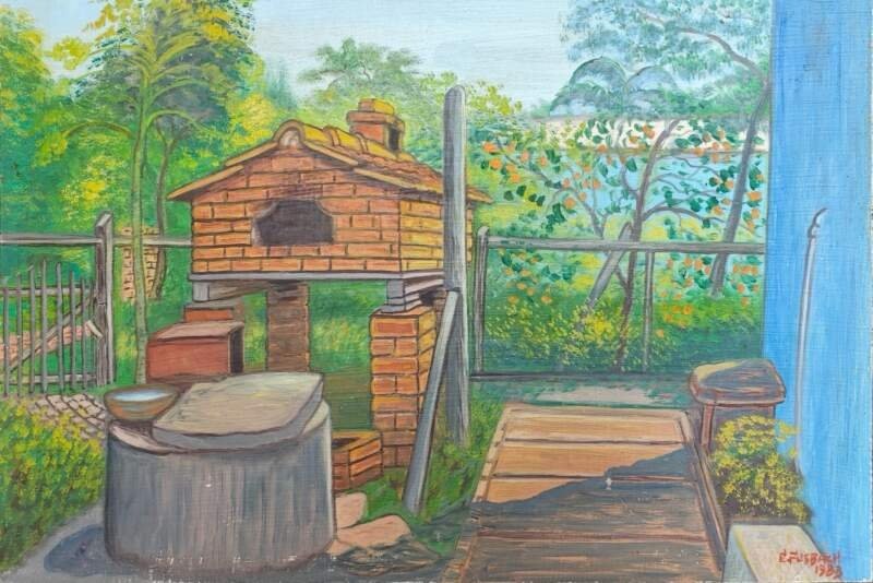 Exposição resgata obra do pintor autodidata Estephanio Fusbach 1 Exposição resgata obra do pintor autodidata Estephanio Fusbach