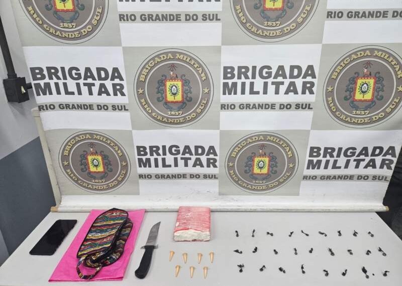 Brigada Militar prende dupla por tráfico de drogas no bairro Rio Branco 1 Brigada Militar prende dupla por tráfico de drogas no bairro Rio Branco