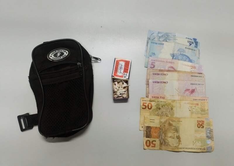 Guarda Municipal prende homem por tráfico de drogas no bairro Barrinha 1 Guarda Municipal prende homem por tráfico de drogas no bairro Barrinha