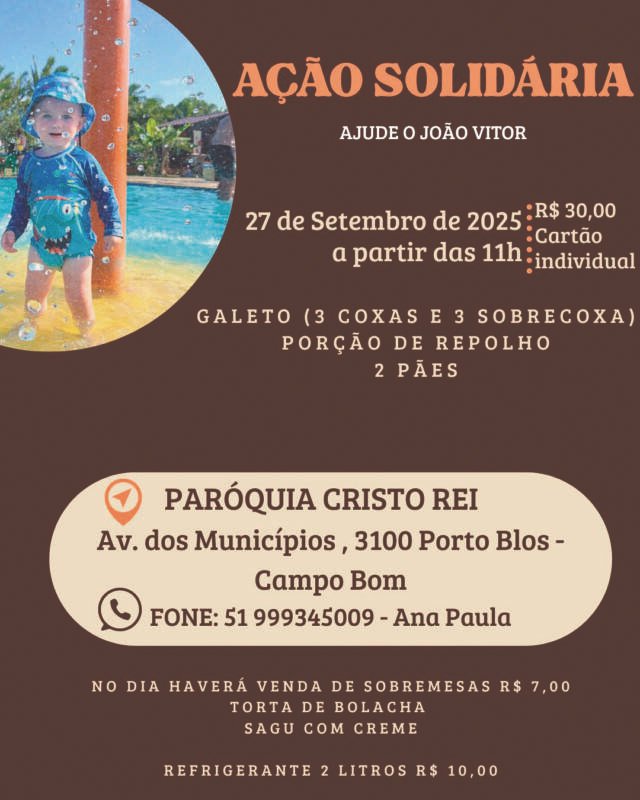 Acidente doméstico mobiliza comunidade em apoio ao pequeno João Vitor 2 JOAO VITOR2