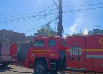 Bombeiros controlam incêndio em residência no bairro Operária