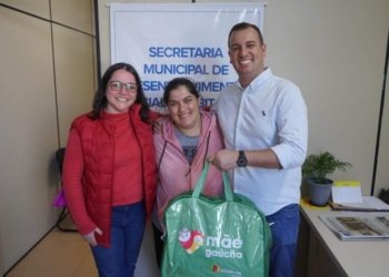 Gestantes recebem kits de maternidade através do Programa Mãe Gaúcha