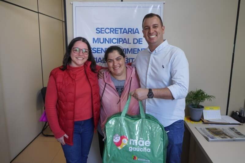 Gestantes recebem kits de maternidade através do Programa Mãe Gaúcha