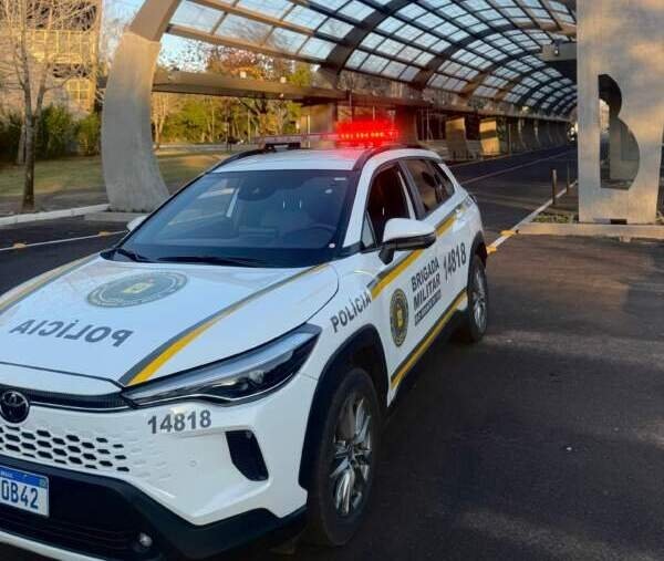 Brigada Militar cumpre mandado de prisão durante abordagem em Campo Bom