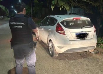 Guarda Municipal recupera veículo roubado em menos de uma hora