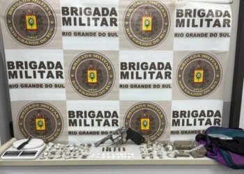 Brigada Militar prende homem com drogas e arma no Mônaco