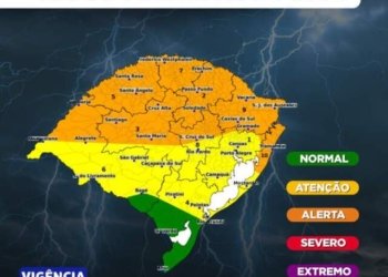 Campo Bom deve ter chuva intensa e ventos fortes com a passagem de ciclone extratropical 3 Campo Bom deve ter chuva intensa e ventos fortes com a passagem de ciclone extratropical