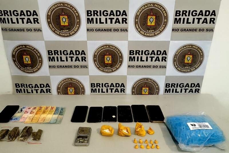 Brigada Militar prende suspeitos por tráfico após perseguição entre Dois Irmãos e Campo Bom