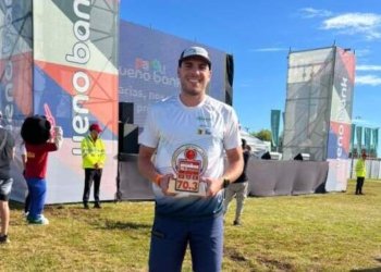 Campo-bonense Otávio Zardo brilha no triatlo internacional e conquista título na categoria 4 Campo-bonense Otávio Zardo brilha no triatlo internacional e conquista título na categoria