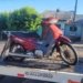 Motocicleta furtada é localizada pela Brigada Militar no bairro Morada do Sol