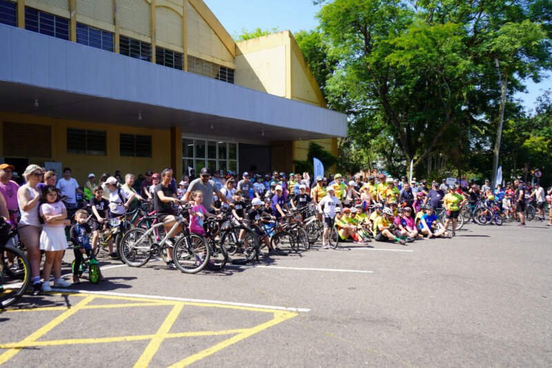 Passeio Ciclístico reuniu cerca de 250 pessoas no último final de semana 1 Passeio Ciclístico reuniu cerca de 250 pessoas no último final de semana