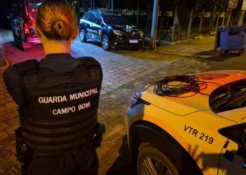 Guarda Municipal prende homem por furto de fios e cabos no Centro de Campo Bom