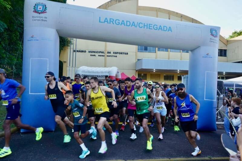 Campo Bom comemora aniversário com rústica que reúne atletas e famílias