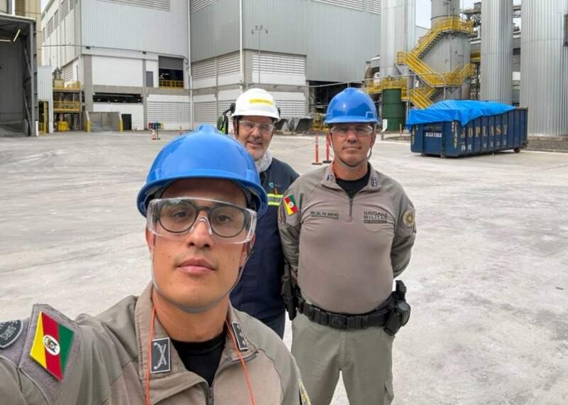 Brigada Militar realiza visita institucional à Verallia em Campo Bom