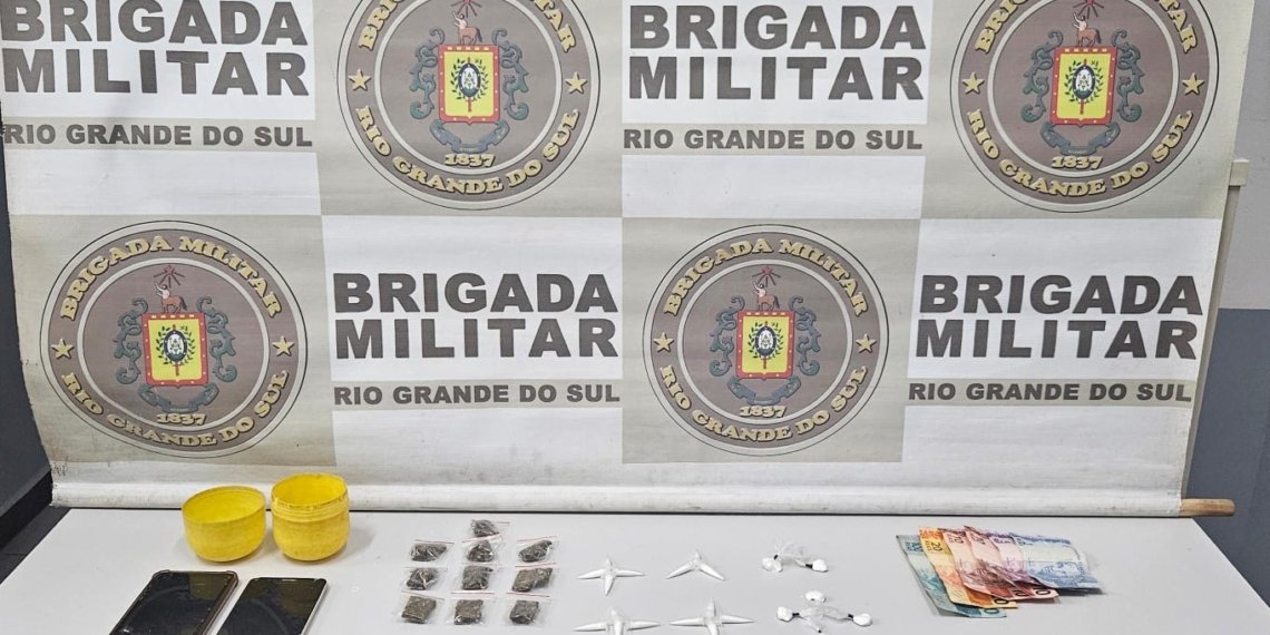 Homem é preso por tráfico de drogas no Jardim do Sol