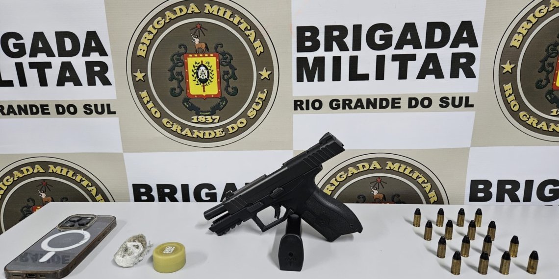 Homem foi preso por porte ilegal de arma na RS-239, em Campo Bom