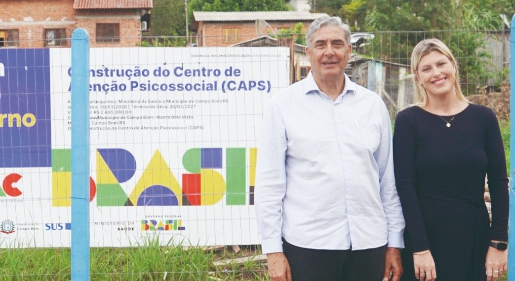 Campo Bom inicia construção de novo CAPS com investimento de R$ 2,6 milhões